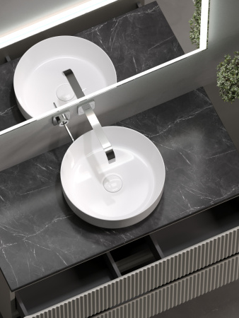 Столешница Sancos TT100A1 100х50 накладная цвет черный